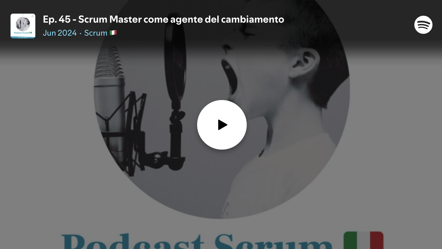 Scrum Master agente del cambiamento